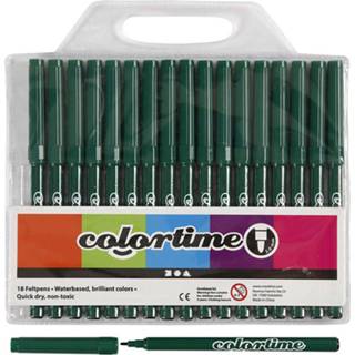 👉 Stift groene active Donkergroene Stiften, 18st. 5712854058124