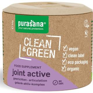 👉 Donkergroen Purasana Clean & Green Joint Active Tabletten 5400706616508