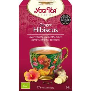 👉 Yogi Tea Ginger Hibiscus 4012824400566