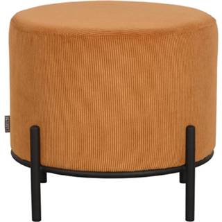 👉 Poef ribcord antraciet LABEL51 Troy - Oker 8720195423782