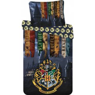 👉 Dekbedovertrek katoen antraciet Harry Potter Perron 9 3/4 - 140 x 200 cm 70 90 5714710008984