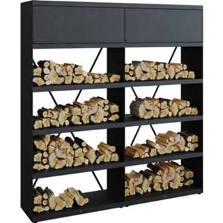 👉 Zwart OFYR Wood Storage Black 200 7436933036077