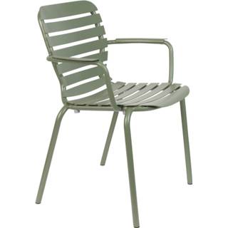 👉 Terras stoel aluminium groen Zuiver Tuinstoel Vondel 8718548055513