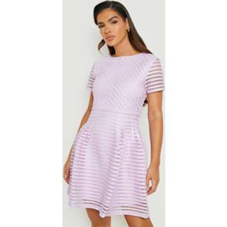 👉 Jurk lilac Boutique Mini Prom Met Volle Skater Rok,