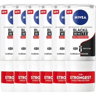 👉 Deodorant zwart wit gezondheid Nivea Black & White Roll-On Max Protection Voordeelverpakking