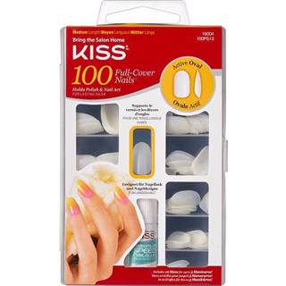 👉 Kiss 100 Full Cover Nails Active Oval