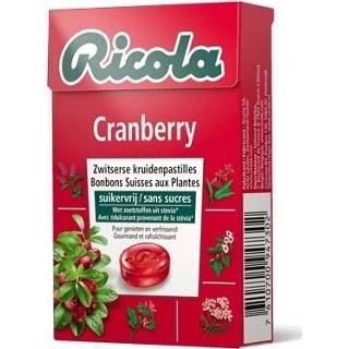 👉 Eten Ricola Kruidenpastilles Cranberry Suikervrij 7610700015810