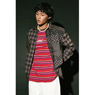 👉 Oversized Geruit Gesplitst Overhemd, Brown