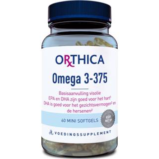 👉 Softgel gezondheid Orthica Omega 3-375 Softgels 8714439524861