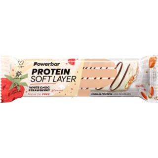 👉 Wit eten PowerBar Protein Soft Layer White Choc Strawberry 4029679676749