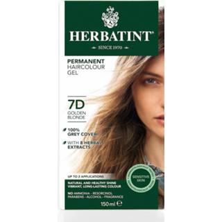 👉 Haarkleuring goudblond gel gezondheid Herbatint Haarverf - 7D 8016744803809