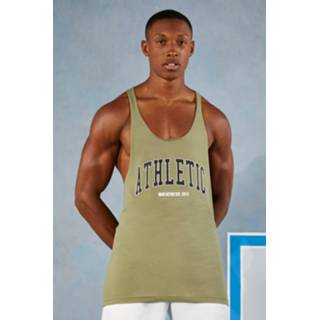 👉 Man Active Fitness Athletic Hemd, Olive