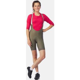👉 Groen vrouwen donkergroen Fjällräven S/F Adventure Bib Shorts w/ SWAT W 7323450784065