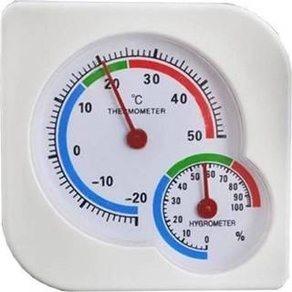 Thermometer wit Thermometer/Hygrometer Analoog - Binnen en Buiten 5901785364989