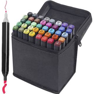 👉 Stift Stiften - Twinmarkers Dual-Tip markers Markeerstiften Alcohol 40 stuks in set 5902802920157