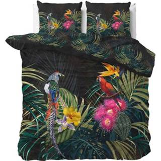 👉 Dekbedovertrek katoen zwart mannen Manilla Satin Dark Vintage Lits-jumeaux (240 x 200/220 cm + 2 kussenslopen) 8720105698033