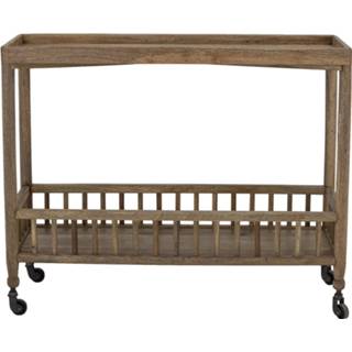 👉 Trolley bruin hout onderhoudsproducten bohemian Creative Collection Sali 5711173292899