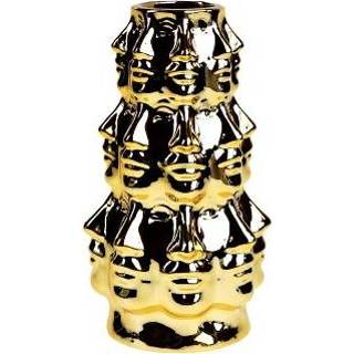 👉 Vaas keramiek small active Faces GoldØ 13,5cm 4030673523694