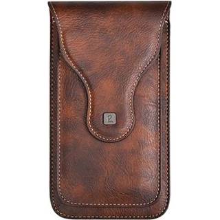 👉 Heuptas bruin Dubbellaagse universele met karabijnhaak - 5714122123824