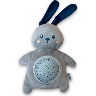 👉 Grijs Pabobo Mimi Bunny - Slaaphulp/Nachtlampje/Projector 3760125261850
