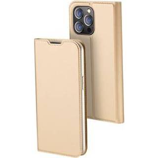 👉 Flipcase goud Dux Ducis Skin Pro iPhone 14 Flip Case - 6934913035146