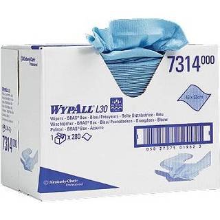 👉 Poetsdoek Wypall l30 poetsdoeken airflex 2-laags blauw 33x42 a 280st