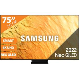 👉 Zilver Samsung QE75QN800BT NEO QLED 8K 2022 TV 8806094081237