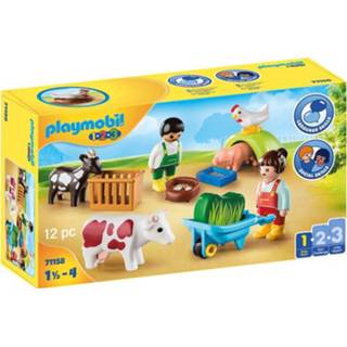 👉 PLAYMOBIL 1.2.3 - Plezier op de boerderij 71158 4008789711588