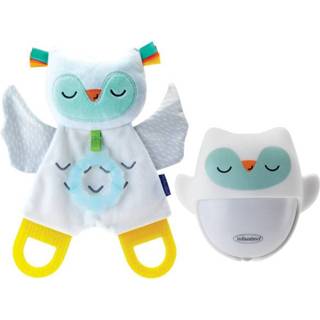 👉 Nacht lamp kleurrijk meisjes Infantino Nachtlampje en glow-in-the-dark Cuddly Owl Gift Set 773554020366