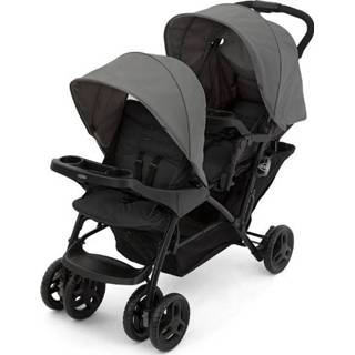 👉 Kinder wagen grijs meisjes kinderen Graco ® Stadium Duo broertje/zusje kinderwagen Titan ium 5060624772061