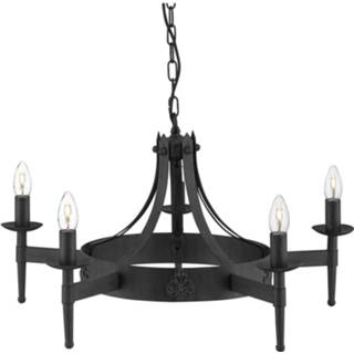 👉 Kroonluchter active Searchlight Kasteel Cartwheel IIØ 67cm 2425-5BK 5053423018546