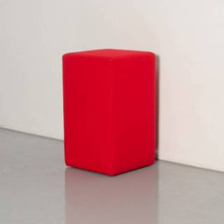 Poef rood Officenow poef, rood, 46.5 x 45.50 cm