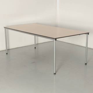 👉 Kantinetafel eiken Ahrend 310 kantinetafel, blad, 200 x 100 cm, vaste hoogte onderstel