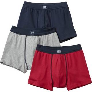 👉 Boxershort digo wijnrood Boxershorts van bio-katoen, set 3, indigo/wijnrood 7 4009929164486