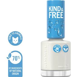 Nagellak active kinderen Rimmel KIND&FREE Vegan 151 Fresh Undone 8 ml 3616302990665