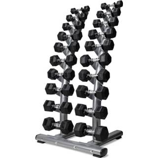 👉 Dumbbellset PTessentials PRO Hexa 1 t/m 10 kg incl. deluxe opbergrek