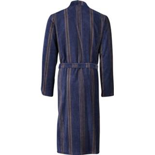 👉 Badjas blauw beige mannen Cawö gestreept 4056735119148