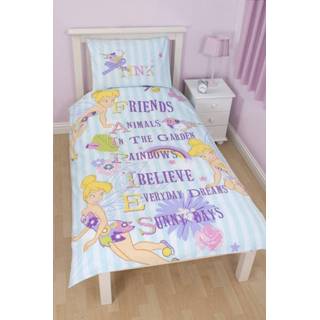 👉 Dekbedovertrek antraciet Disney Tinkerbell - 140 x 200 cm 5055285339098