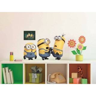 👉 Muursticker antraciet Minions Relax & Fight