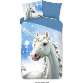 👉 Dekbedovertrek blauw antraciet Good Morning Freeze Blue 8717285192314