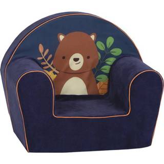 👉 Kinder fauteuil jongens blauw kinderen Knorr® speelgoed kinderfauteuil - Happy bear 4049491683794