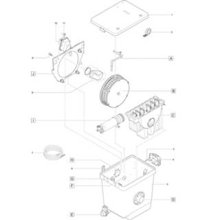 Mod. spoelbuis BioTec 80000 spatdeel - Oase onderdelen 4010052498423