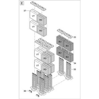 Tussenschot Dichting ScreenMatic 90000 - Oase onderdelen 4010052470313