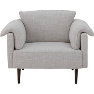 👉 Fauteuil wit polyester onderhoudsproducten stof scandinavisch Bloomingville Chesham 5711173298266