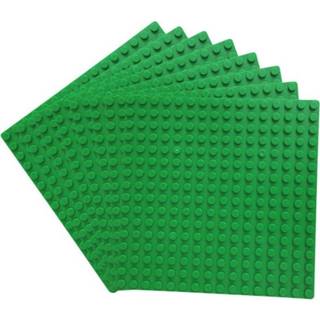 👉 Bord groen Katara Set van 8 borden 13x13cm / 16x16 pins 730133662195