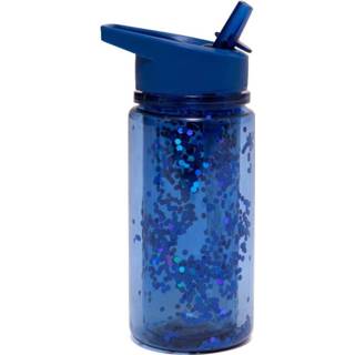 👉 Drink fles blauw Petit Monkey drinkfles glitter night blue 8719244225330