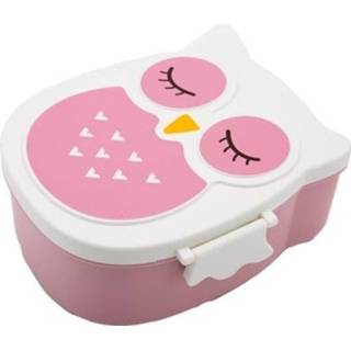 👉 Lunchbox roze Yuko B bento uil 3760282820709
