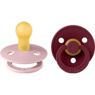 👉 Speen roze pruim BiBS - Colour Pacifier Stage 1 Fopspeen 0+ maanden 2 stuks Pink Plum / Elderberry 5713795221622