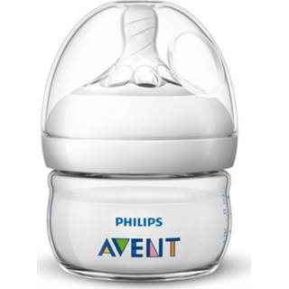 👉 Babyfles wit baby's Philips Avent - Natural Lage stroomsnelheid 0+ maanden 60ml SCF039/17 8710103873778