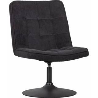 Draaifauteuil zwart WOOOD Roan 8714713160600